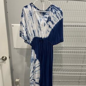 Tie dye maxi dress